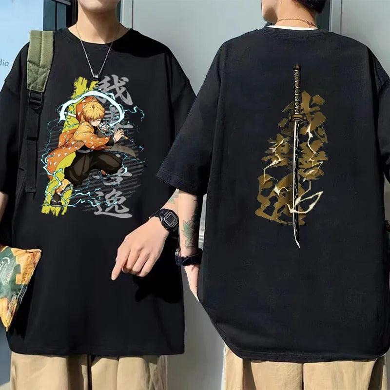 Demon Slayer Agatsuma Zenitsu T-shirt Anime Lover Shirt