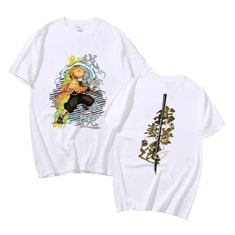 Demon Slayer Agatsuma Zenitsu T-shirt Anime Lover Shirt
