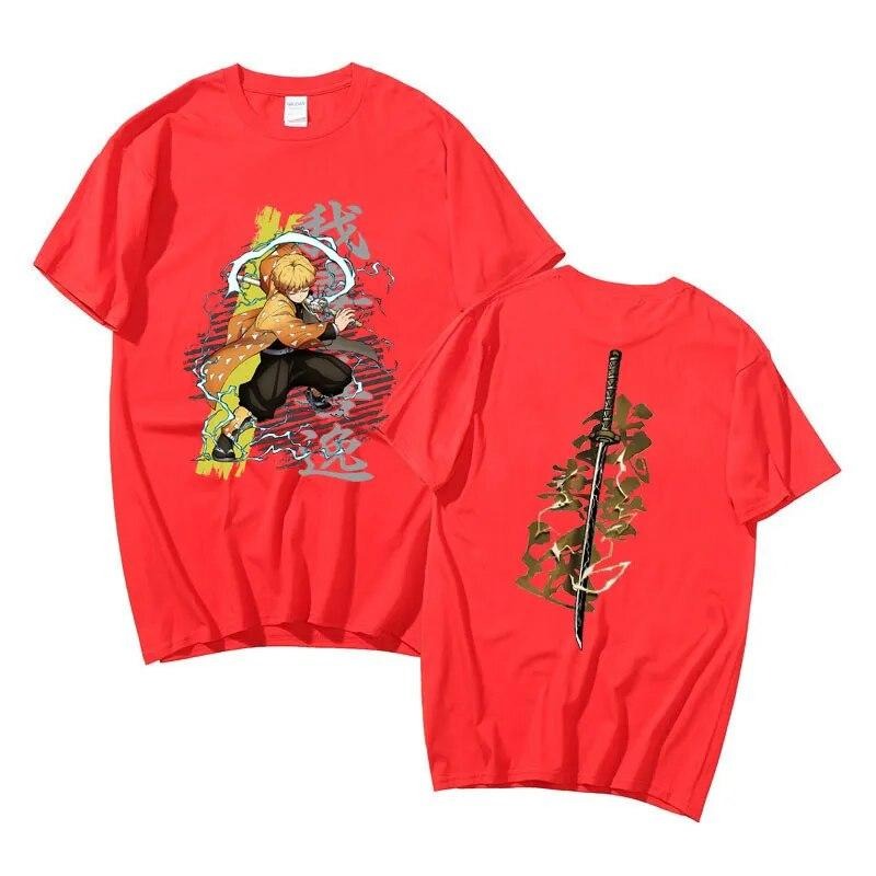 Demon Slayer Agatsuma Zenitsu T-shirt Anime Lover Shirt