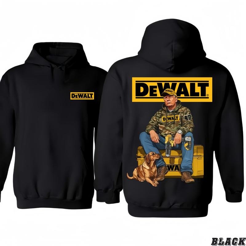 Dewalt Trum T-Shirt Electrician Vintage Sport T-Shirt for Men and Women, Unisex Workwear Tee - Casual, Menswear