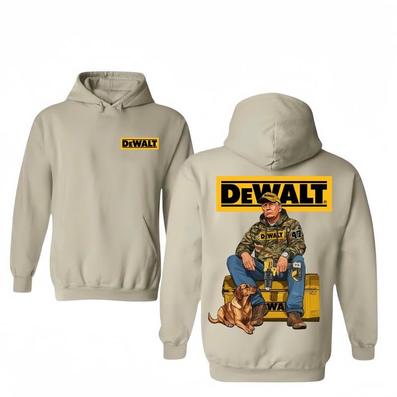 Dewalt Trum T-Shirt Electrician Vintage Sport T-Shirt for Men and Women, Unisex Workwear Tee - Casual, Menswear