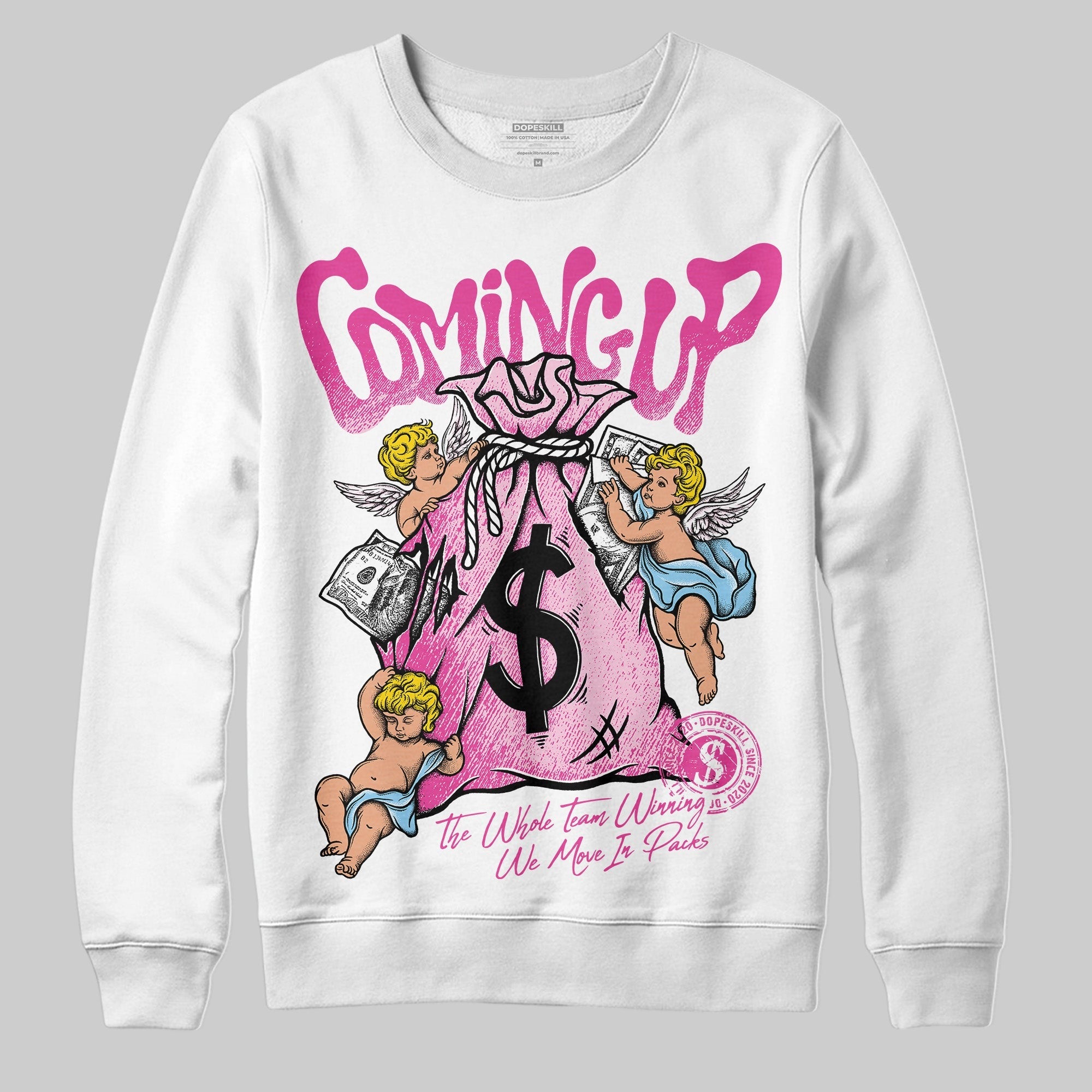Doernbecher 6s DopeSkill Sweatshirt Money Bag Coming Up Graphic