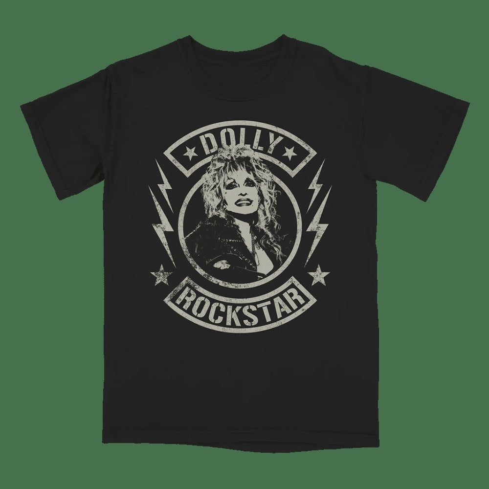 Dolly Parton Merch Bolt Rocker T-Shirt Dolly Parton Shirt Father's Day Gifts For Music Fan