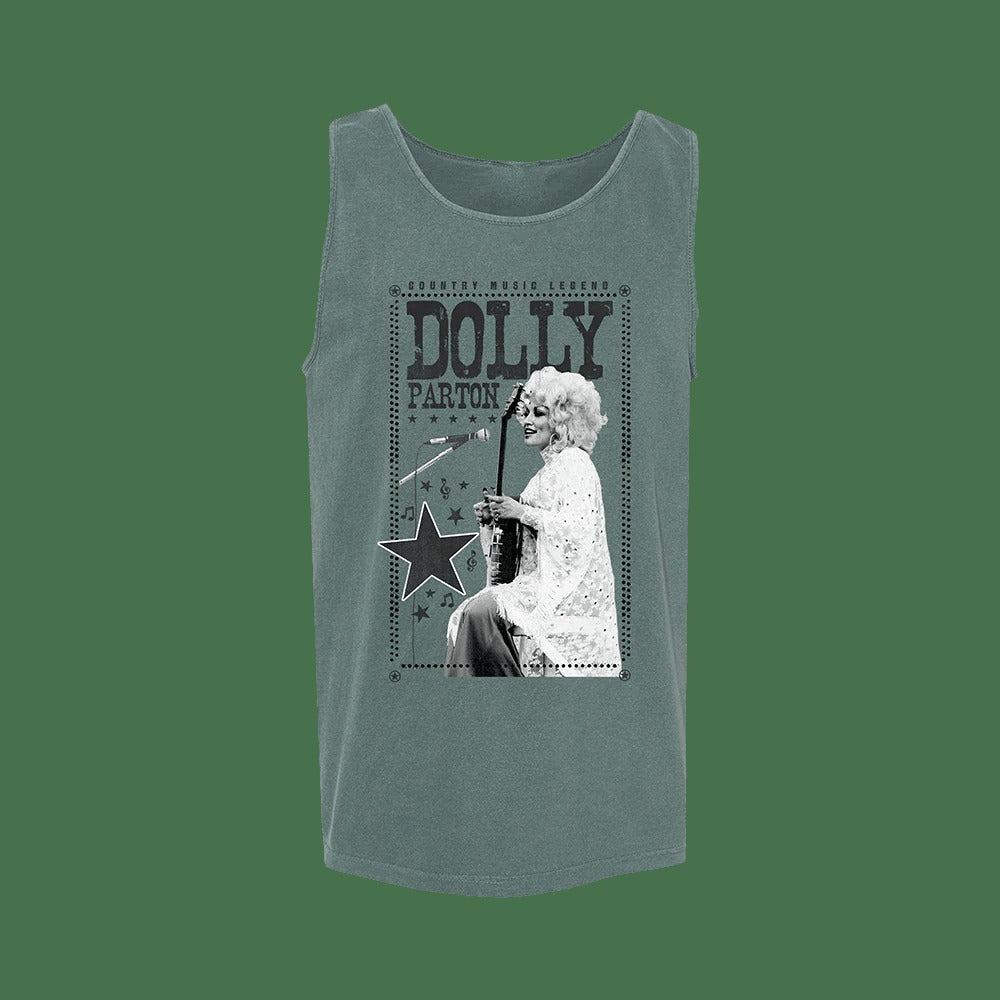 Dolly Parton Merch Singing Legend Photo Tank Top Dolly Parton Shirt Gifts For Music Fan