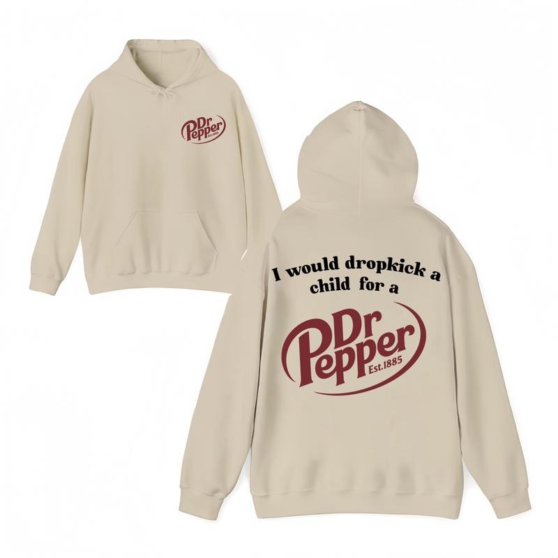 Dr Pepper Hoodie,Dr Pepper funny Hoodie ,Dr Pepper Est.1885 Sweater , Unisex, Dr Pepper Shirt Classic Menswear