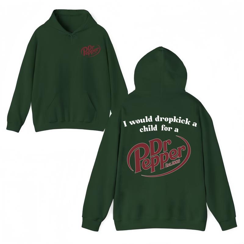 Dr Pepper Hoodie,Dr Pepper funny Hoodie ,Dr Pepper Est.1885 Sweater , Unisex, Dr Pepper Shirt Classic Menswear
