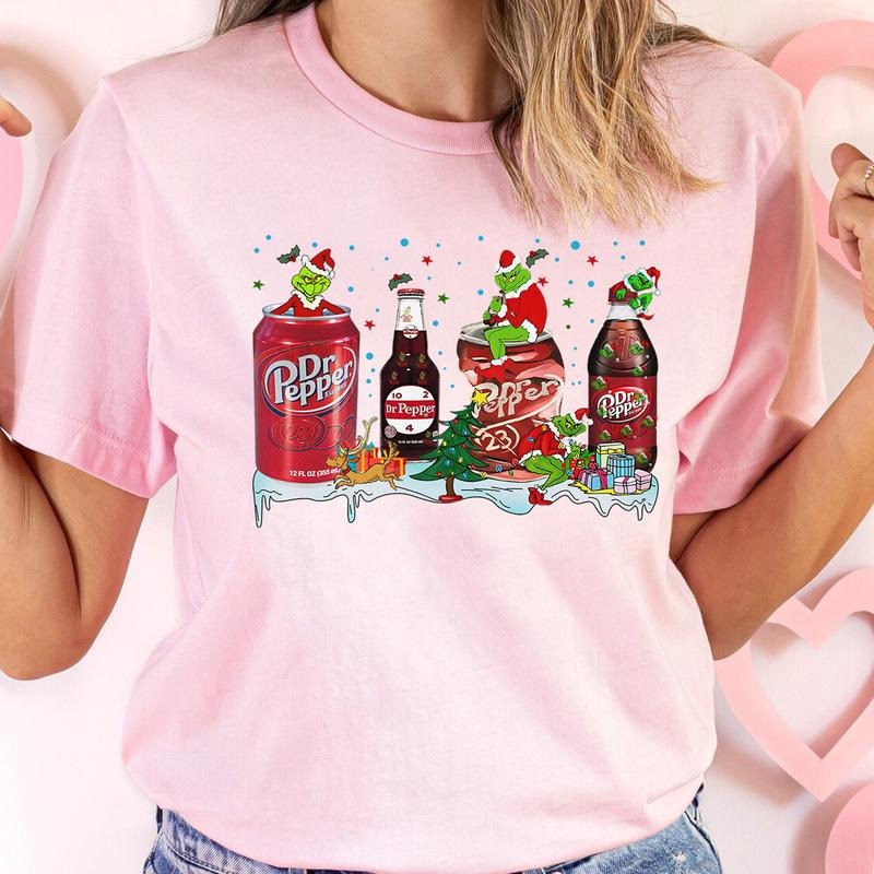 Dr. Pepper Vintage Santa Christmas Sweatshirt, Dr Pepper Trending Sweatshirt, Christmas Movie Hoodie, Retro Christmas For Women, Family Christmas Swea