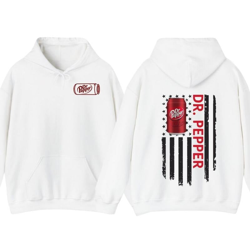 Dr.Pepper Logo Flag 2-sided Tshirt, Dr.Pepper Light Tshirt Full Color For Men And Women Tshirt, Hoodie Unisex