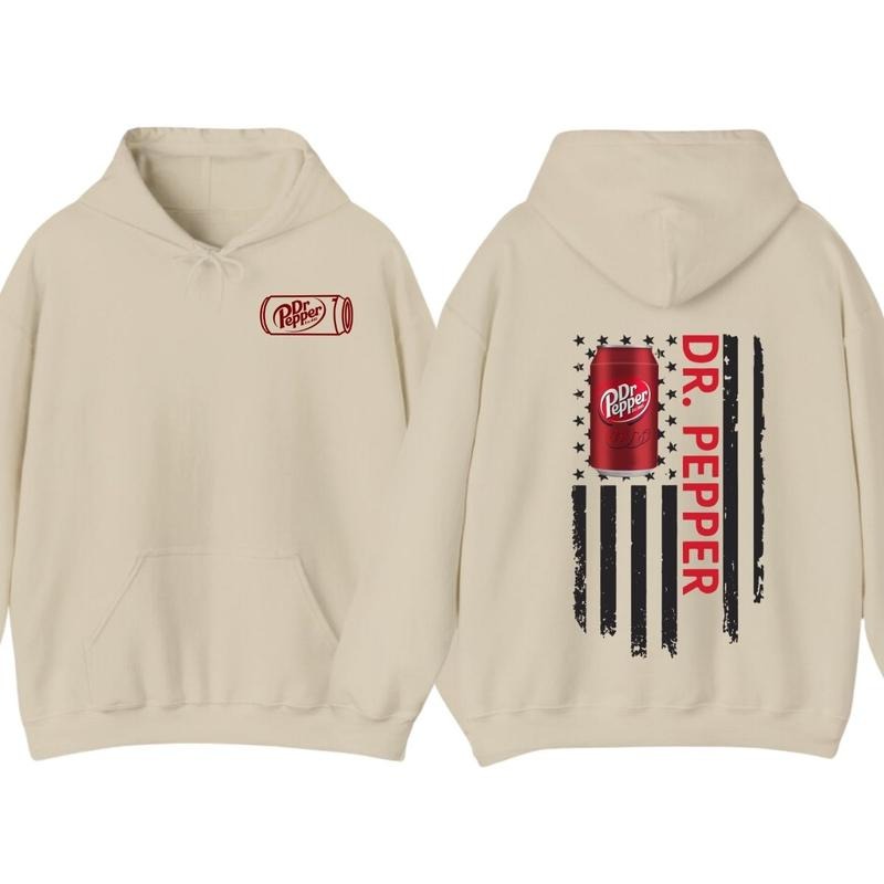 Dr.Pepper Logo Flag 2-sided Tshirt, Dr.Pepper Light Tshirt Full Color For Men And Women Tshirt, Hoodie Unisex