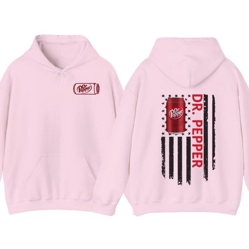 Dr.Pepper Logo Flag 2-sided Tshirt, Dr.Pepper Light Tshirt Full Color For Men And Women Tshirt, Hoodie Unisex