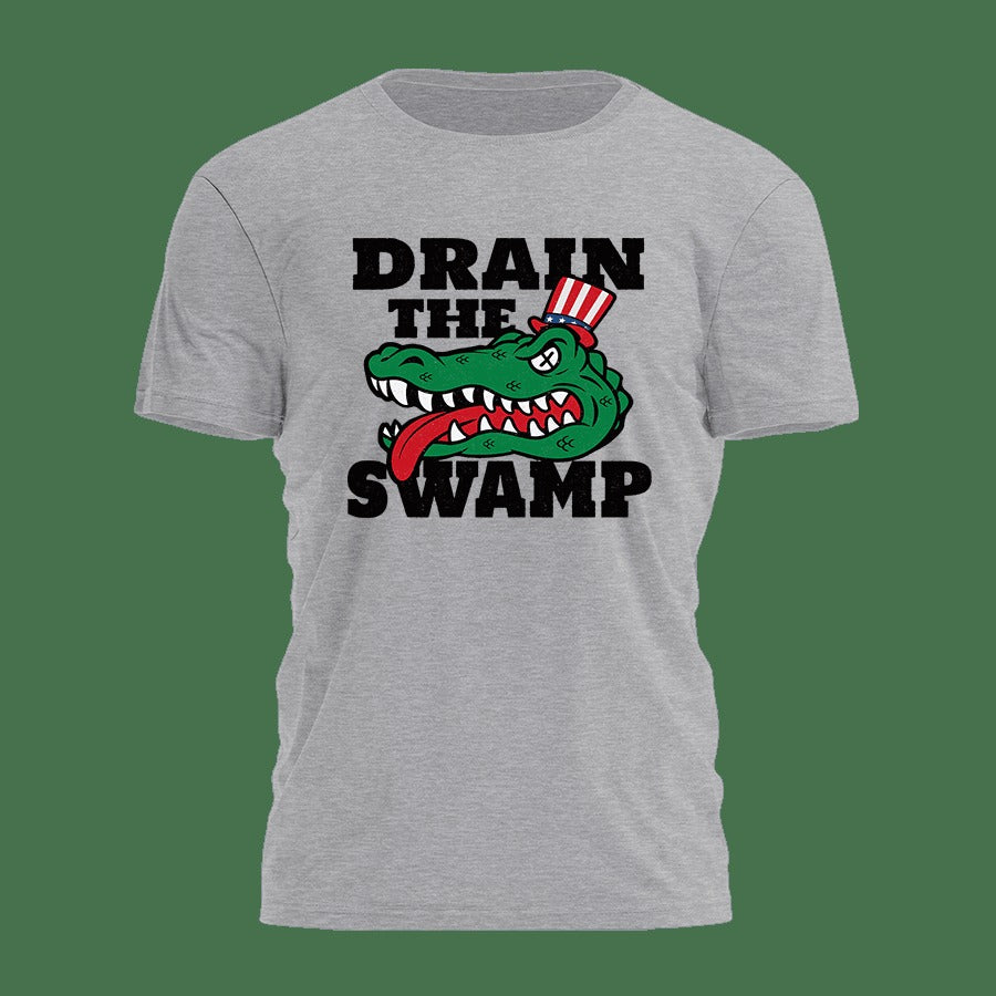 Drain The Swamp Shirt With Gator Donald Trump Campaign Merch MAGA T-Shirt Vintage Hoodie Gift for Men