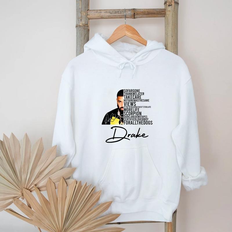 Drake Albums Signature Sweatshirt Hoodie T-shirt, Singer Hoodie Unisex TShirt