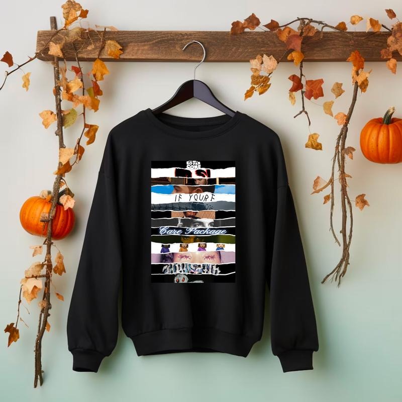 Drake Best Albums Sweatshirt Hoodie Gift For Fans, Rapper Vintage Sweatshirt Hoodie T-shirt