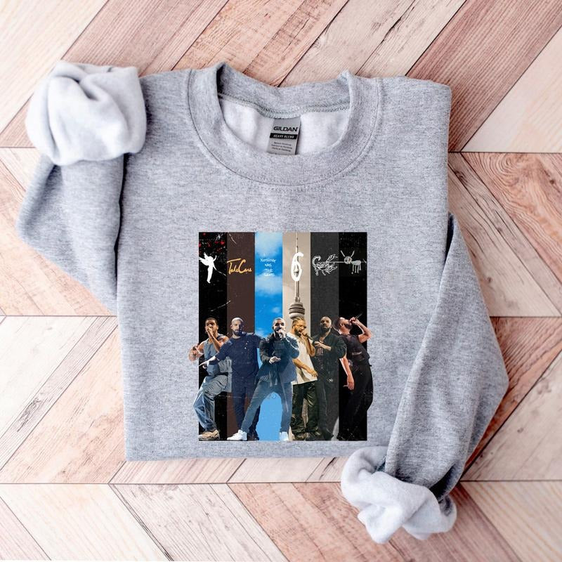 Drake Best Albums T-Shirt, Rapper Vintage Sweatshirt Hoodie T-shirt