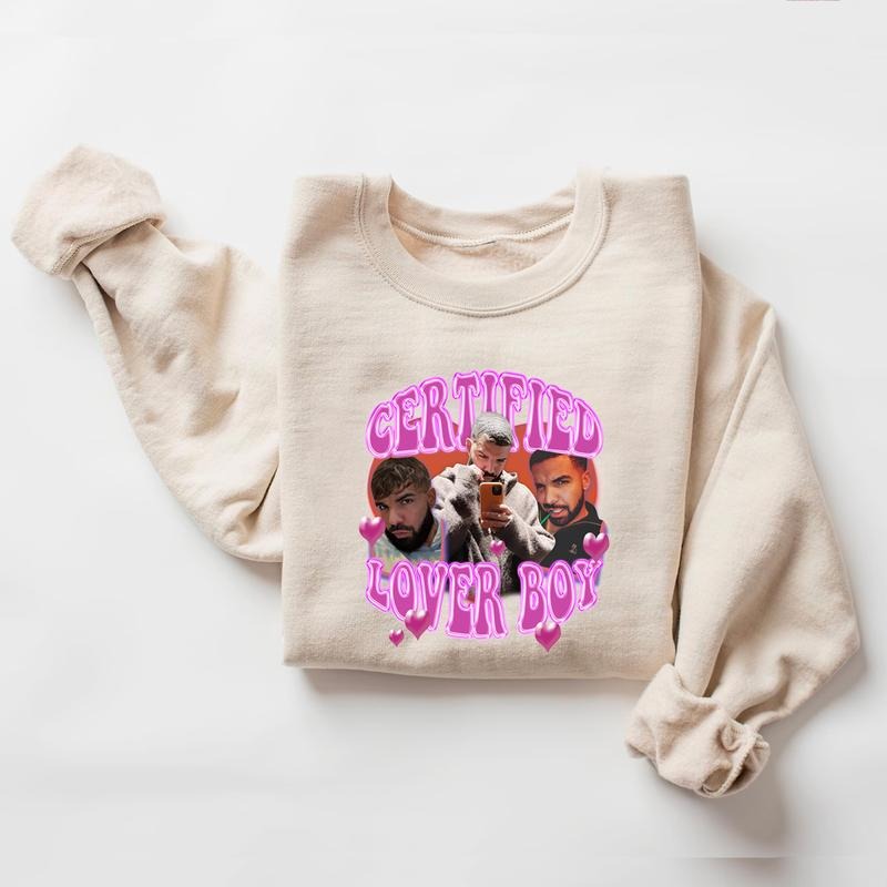 Drake Certified Lover Boy T-Shirt, Rapper Vintage Sweatshirt Hoodie T-shirt