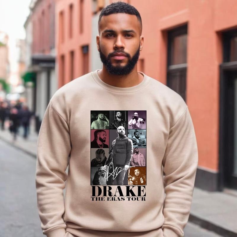 Drake ER Tour Vintage T-Shirt, Rapper Vintage Sweatshirt Hoodie T-shirt