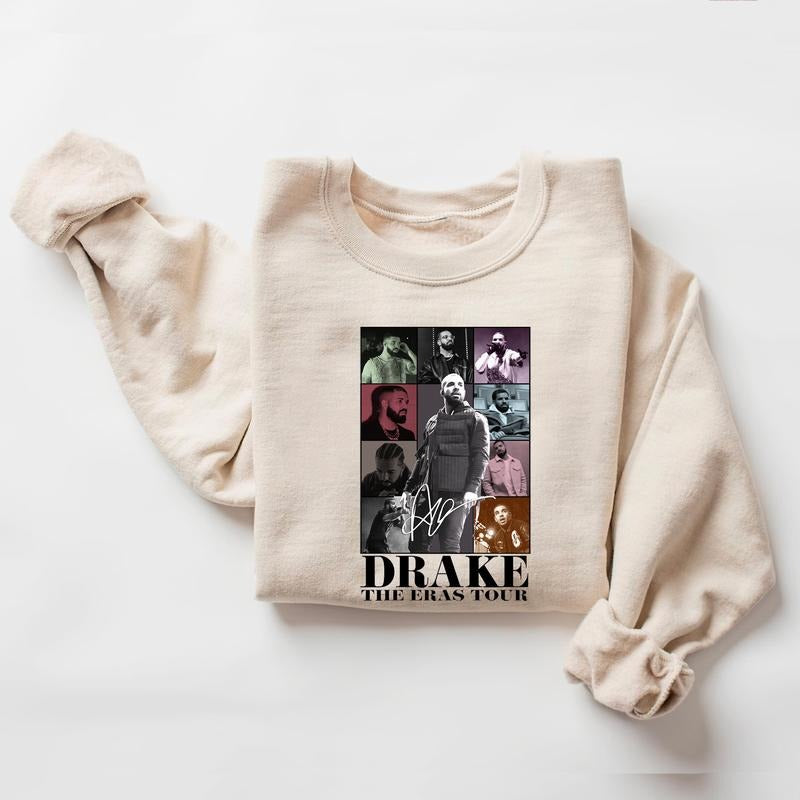 Drake ER Tour Vintage T-Shirt, Rapper Vintage Sweatshirt Hoodie T-shirt