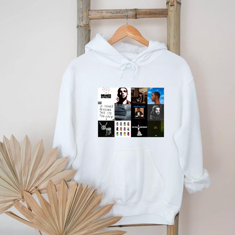 Drake Take 12 Best 12 Albums  T-Shirt, Rapper Vintage Sweatshirt Hoodie T-shirt