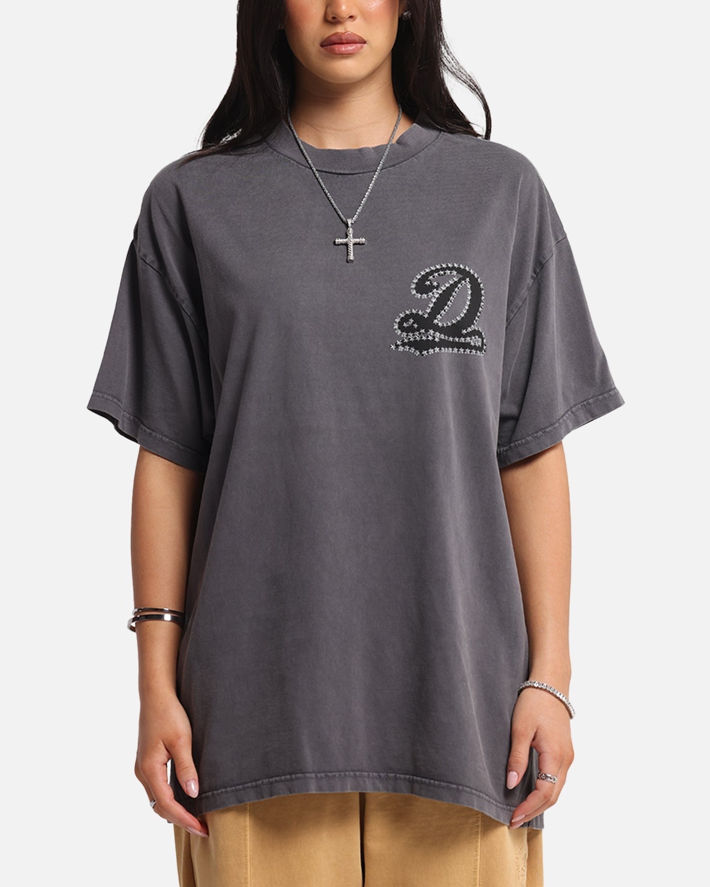 Dreamville Stars T-Shirt Vintage Grey Style001