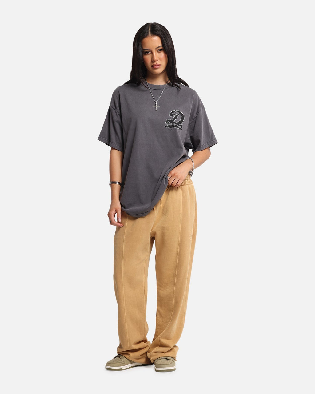 Dreamville Stars T-Shirt Vintage Grey Style001