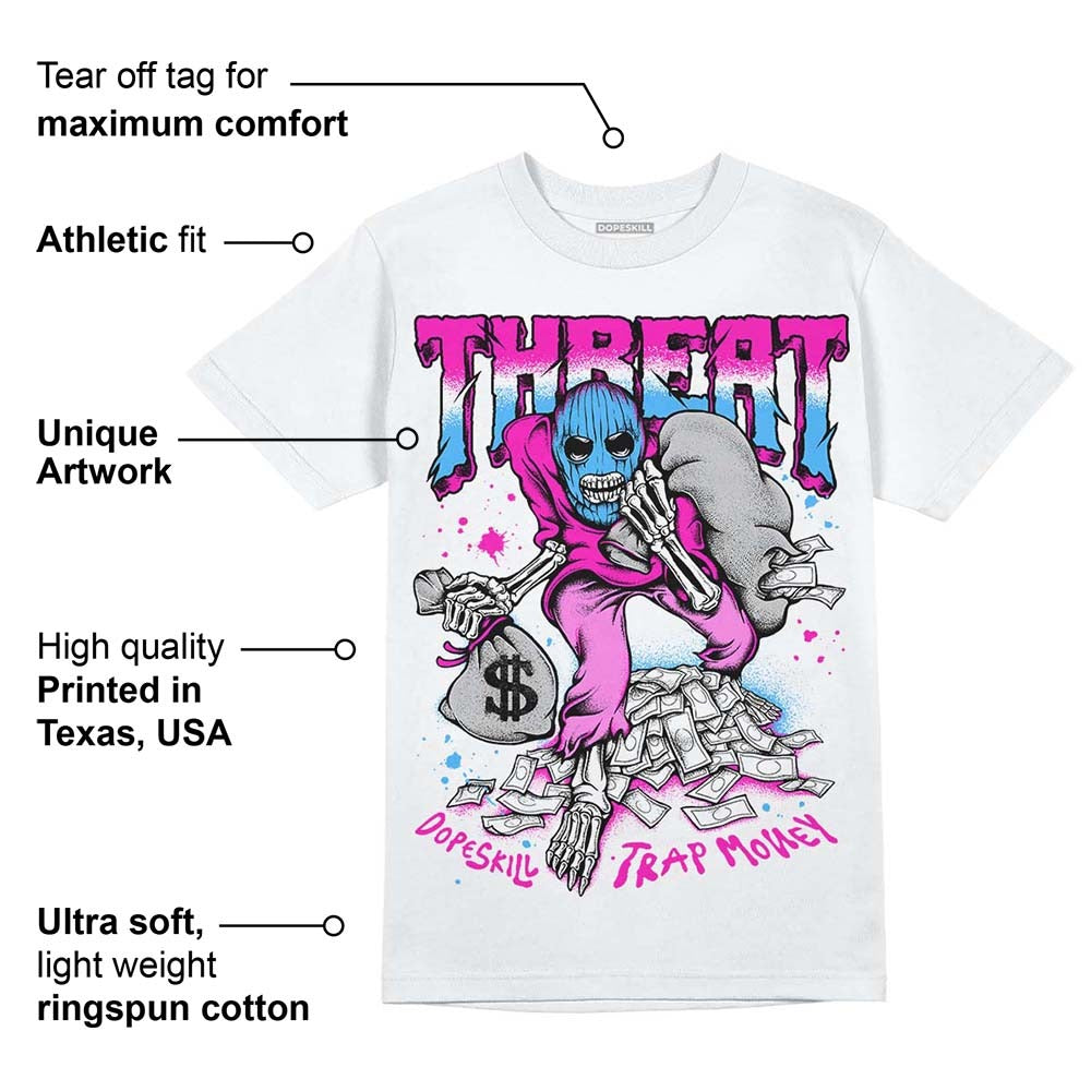 Dunk Active Fuchsia DopeSkill T-Shirt Threat Graphic
