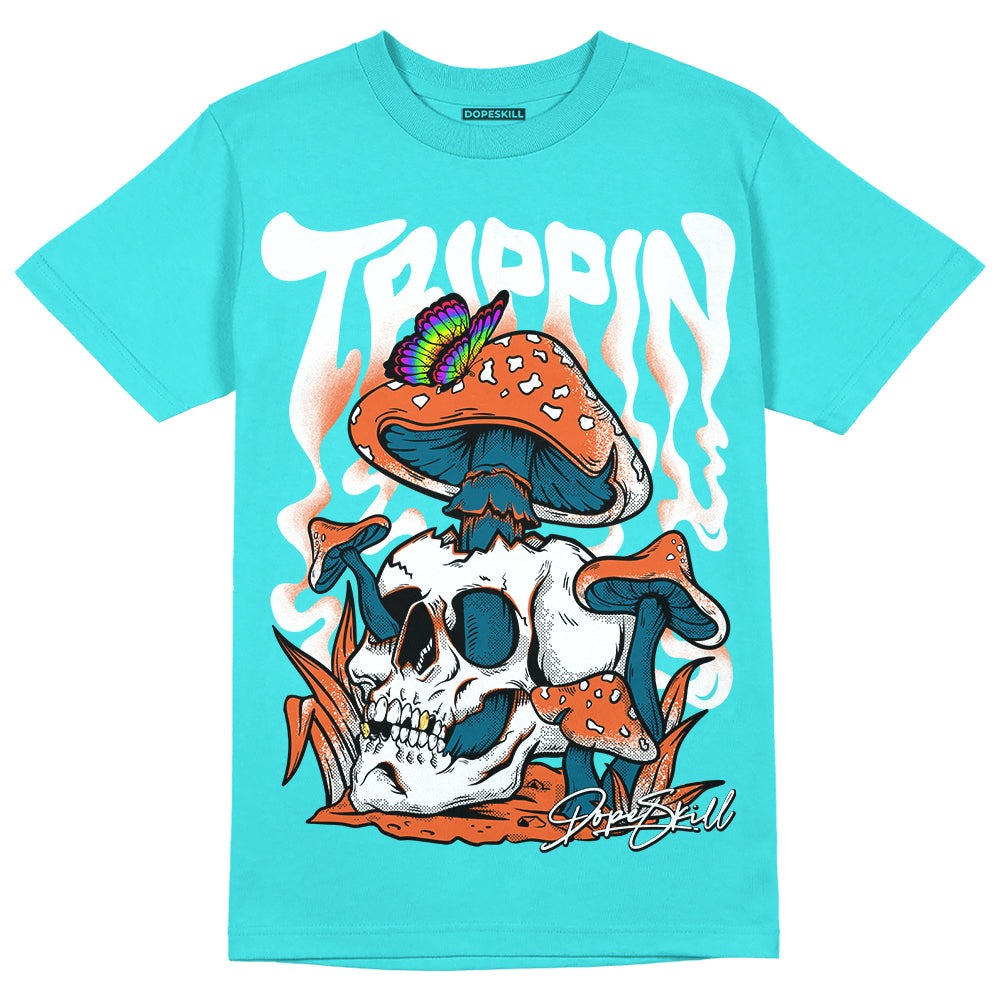 Dunk Dolphins DopeSkill Tahiti Blue T-shirt Trippin Graphic