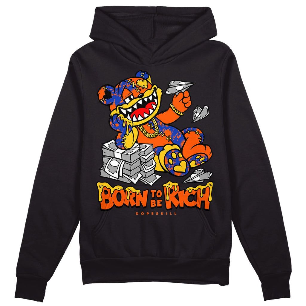 Dunk Futura Orange Blaze DopeSkill Hoodie Sweatshirt Born To Be Rich Graphic