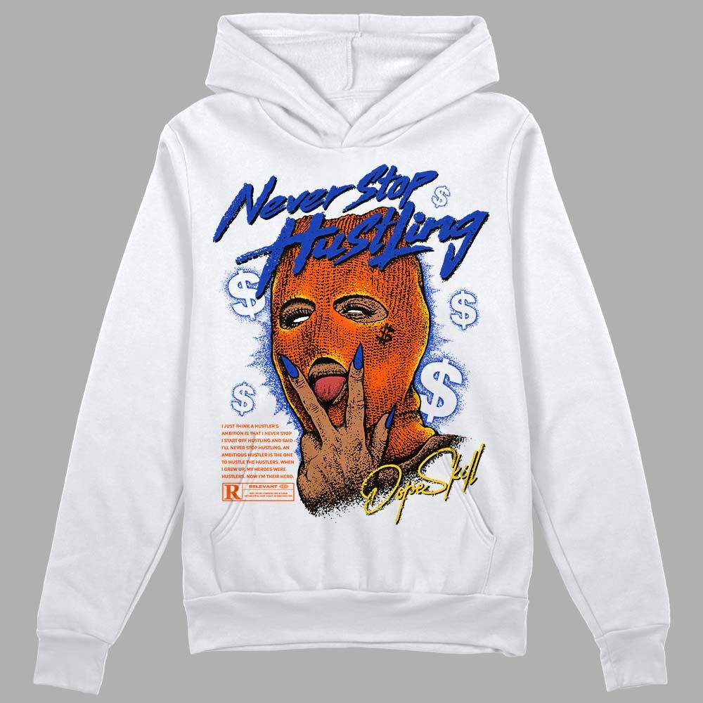 Dunk Futura Orange Blaze DopeSkill Hoodie Sweatshirt Never Stop Hustling Graphic