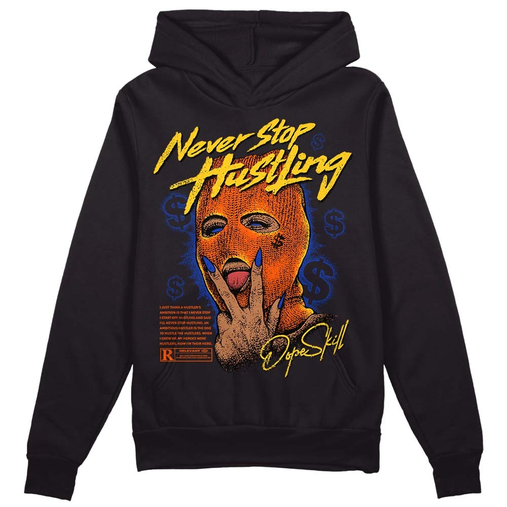 Dunk Futura Orange Blaze DopeSkill Hoodie Sweatshirt Never Stop Hustling Graphic
