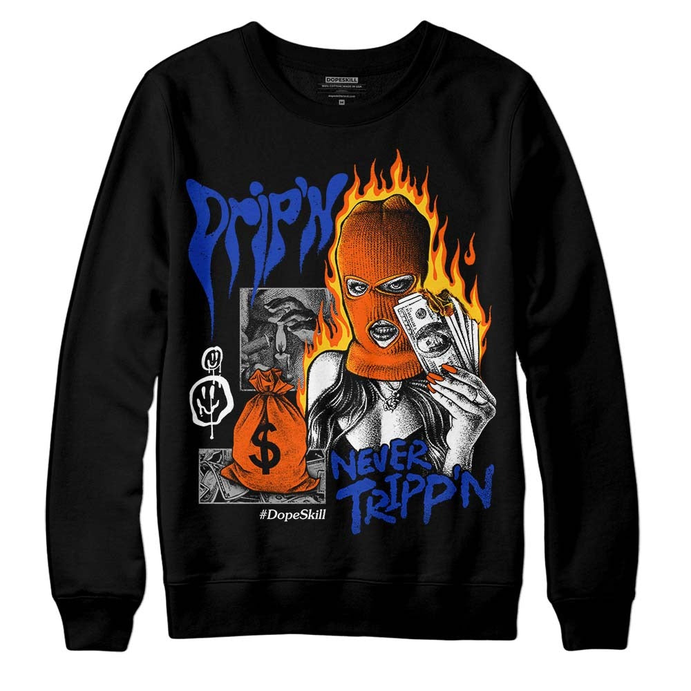 Dunk Futura Orange Blaze DopeSkill Sweatshirt Drip'n Never Tripp'n Graphic