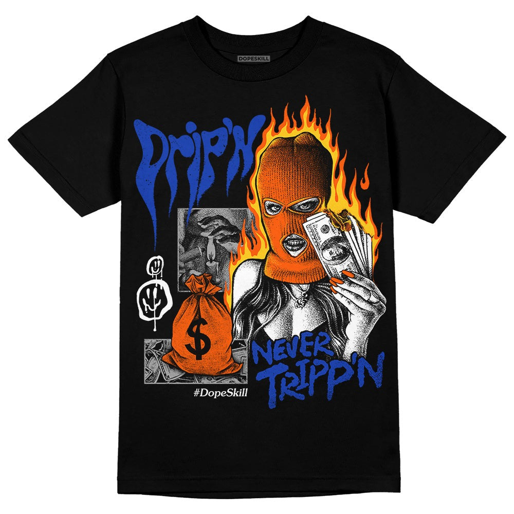 Dunk Futura Orange Blaze DopeSkill T-Shirt Drip'n Never Tripp'n Graphic
