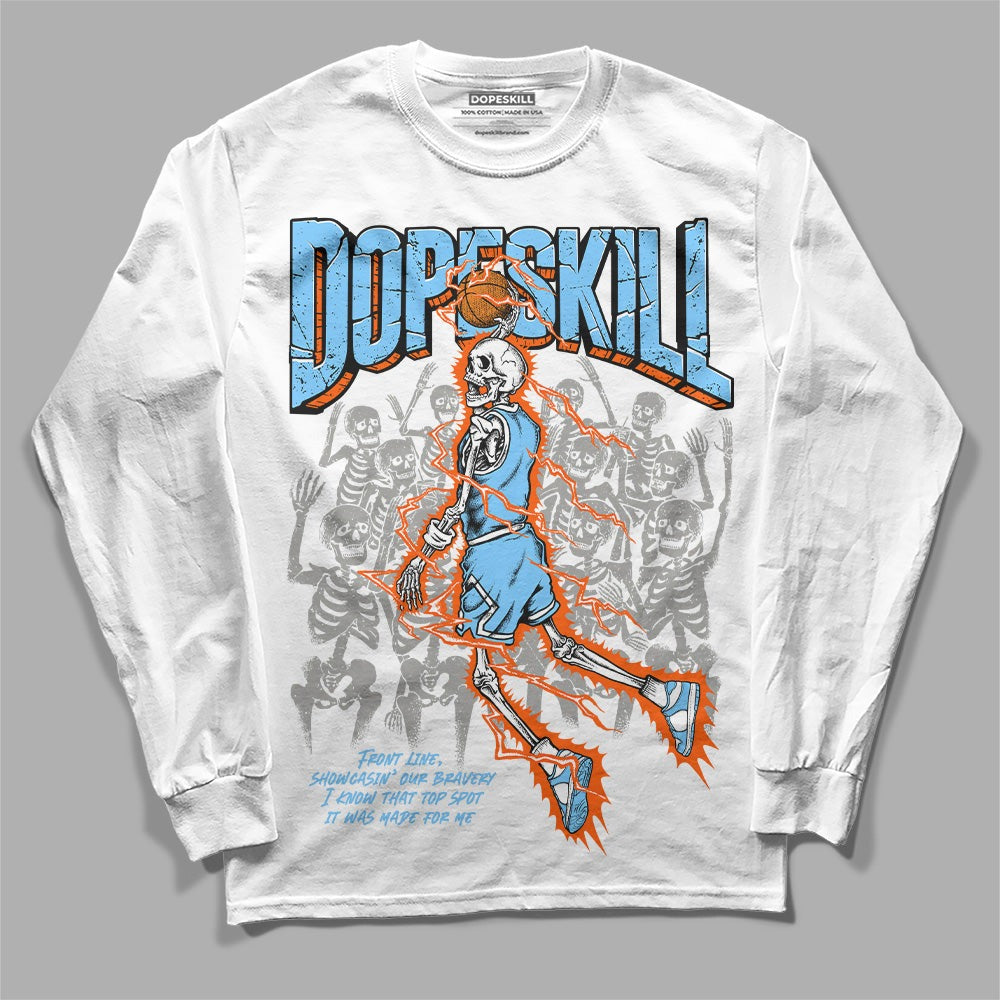 Dunk Futura University Blue DopeSkill Long Sleeve T-Shirt Thunder Dunk Graphic