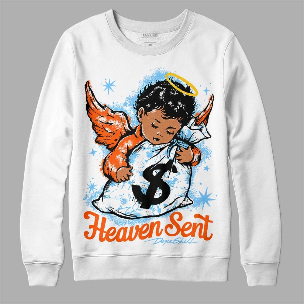 Dunk Futura University Blue DopeSkill Sweatshirt Heaven Sent Graphic