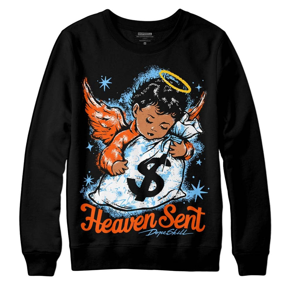 Dunk Futura University Blue DopeSkill Sweatshirt Heaven Sent Graphic