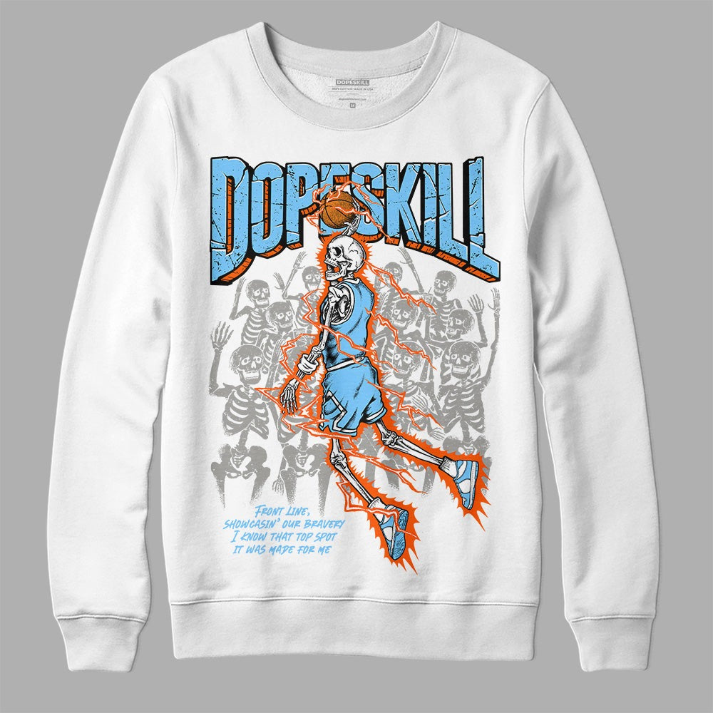 Dunk Futura University Blue DopeSkill Sweatshirt Thunder Dunk Graphic