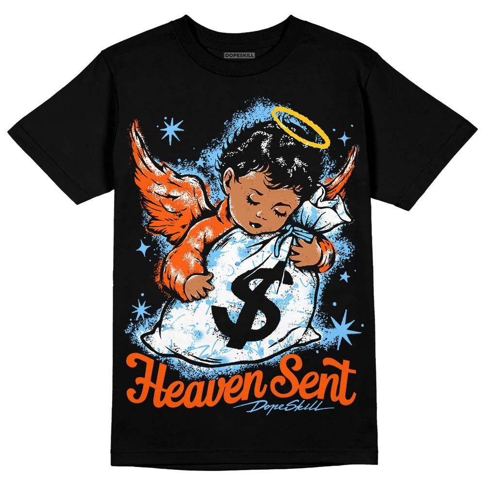Dunk Futura University Blue DopeSkill T-Shirt Heaven Sent Graphic