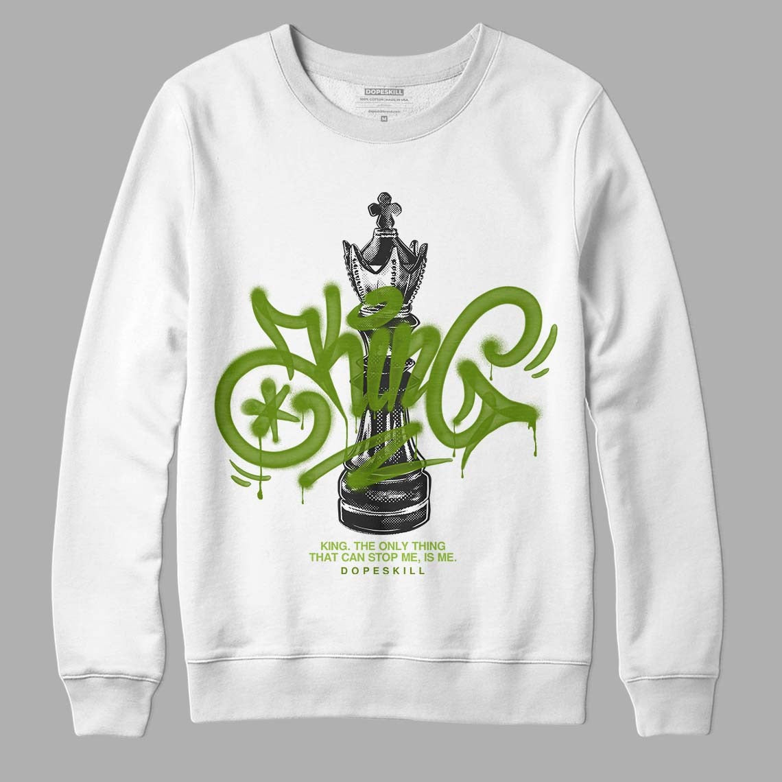 Dunk Low 'Chlorophyll' DopeSkill Sweatshirt King Chess Graphic