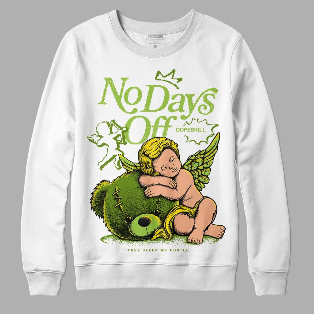 Dunk Low 'Chlorophyll' DopeSkill Sweatshirt New No Days Off Graphic