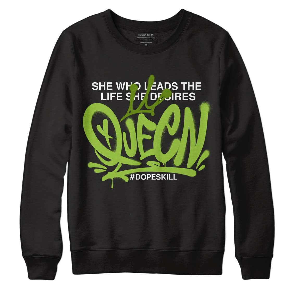 Dunk Low 'Chlorophyll' DopeSkill Sweatshirt Queen Graphic