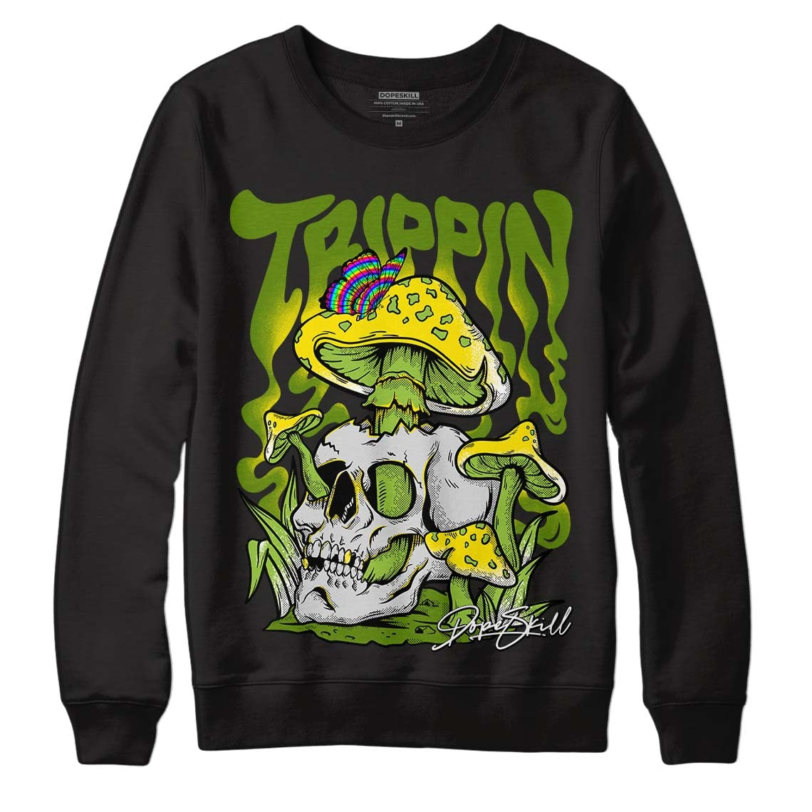 Dunk Low 'Chlorophyll' DopeSkill Sweatshirt Trippin Graphic