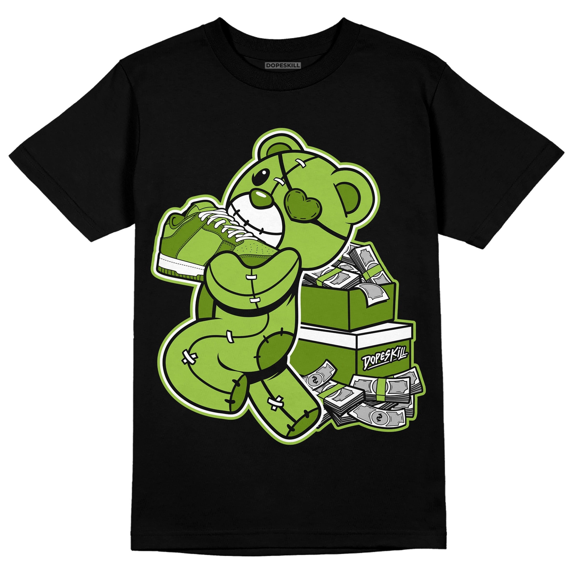 Dunk Low 'Chlorophyll' DopeSkill T-Shirt Bear Steals Sneaker Graphic