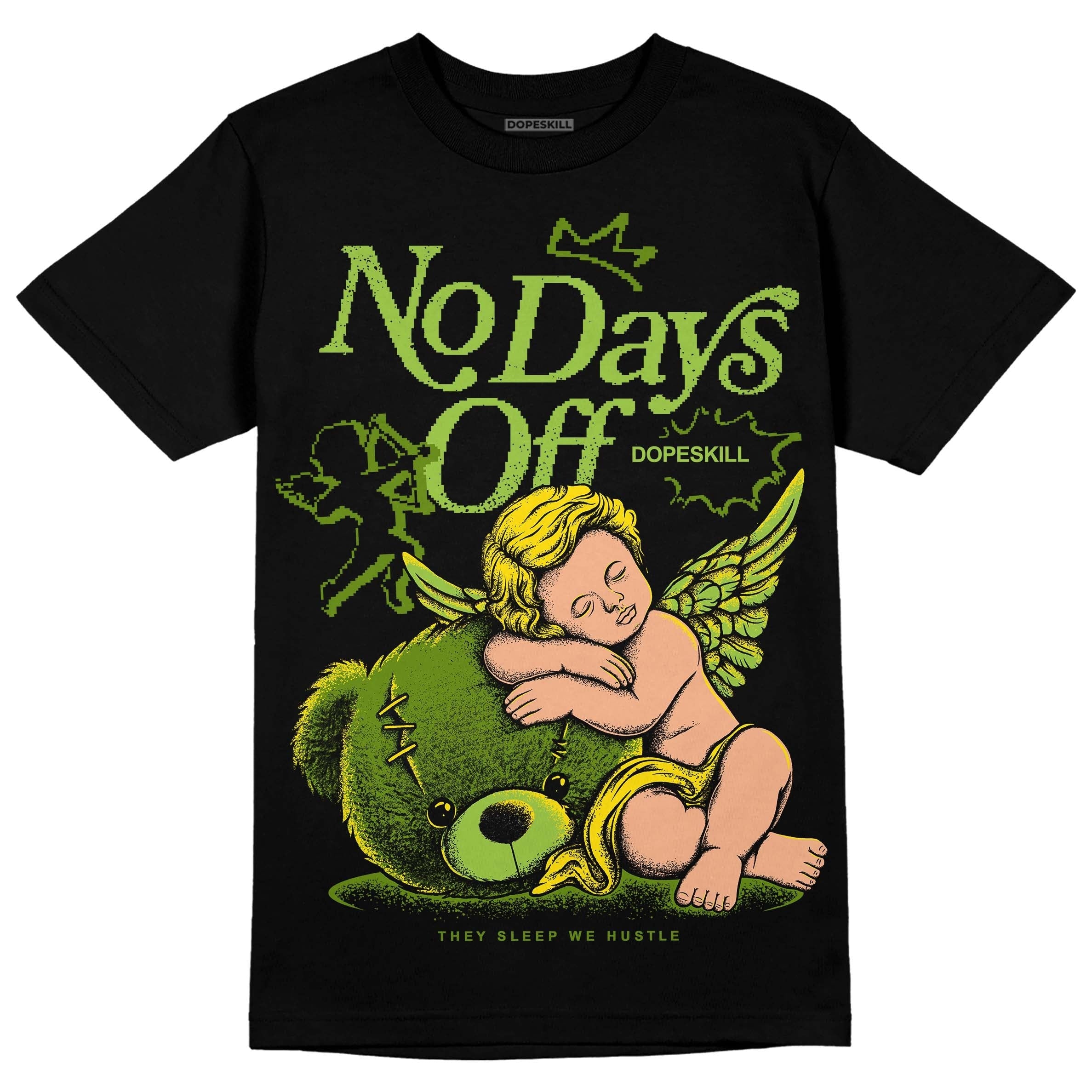 Dunk Low 'Chlorophyll' DopeSkill T-Shirt New No Days Off Graphic
