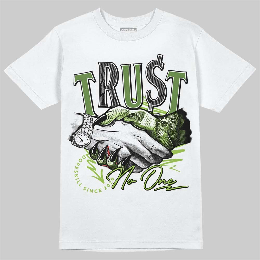 Dunk Low 'Chlorophyll' DopeSkill T-Shirt Trust No One Graphic