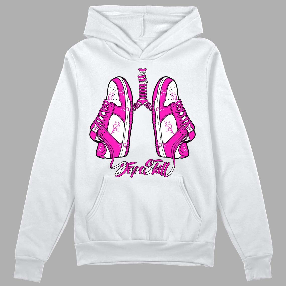 Dunk Low Active Fuchsia DopeSkill Hoodie Sweatshirt Breathe Graphic