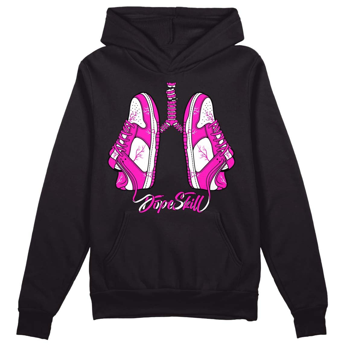 Dunk Low Active Fuchsia DopeSkill Hoodie Sweatshirt Breathe Graphic