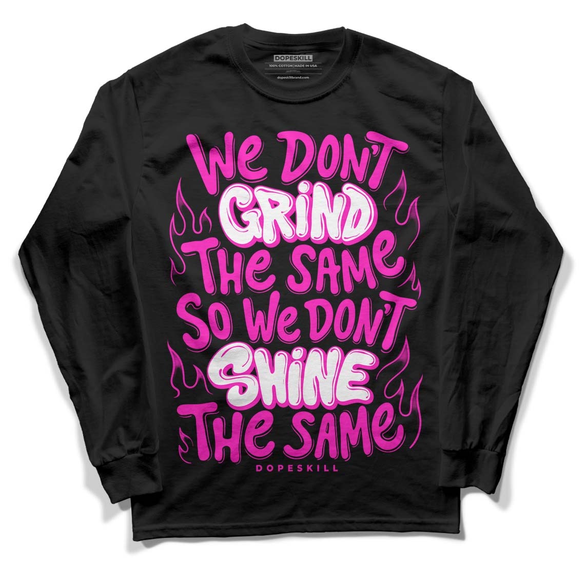 Dunk Low Active Fuchsia DopeSkill Long Sleeve T-Shirt Grind Shine Graphic