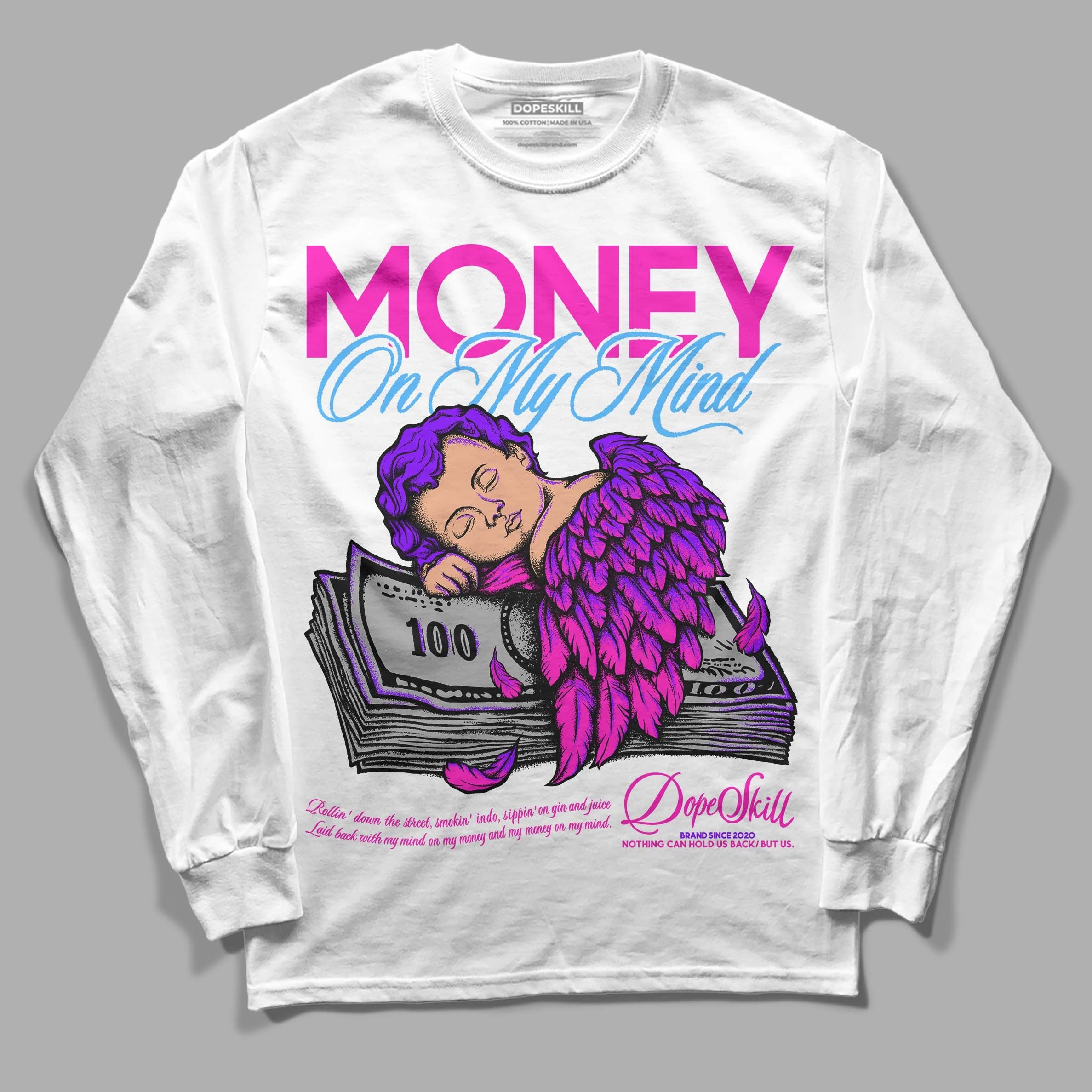 Dunk Low Active Fuchsia DopeSkill Long Sleeve T-Shirt MOMM Graphic
