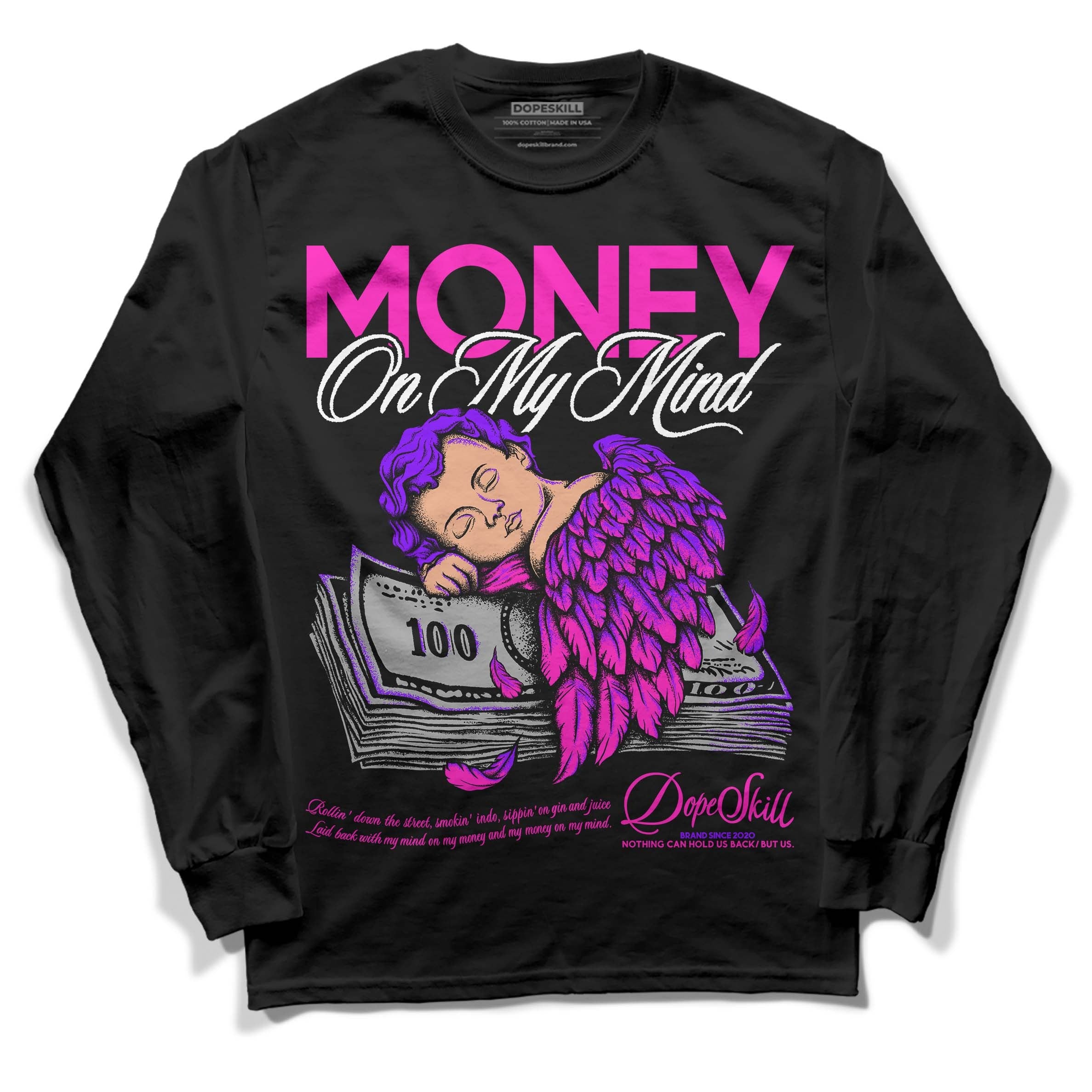 Dunk Low Active Fuchsia DopeSkill Long Sleeve T-Shirt MOMM Graphic