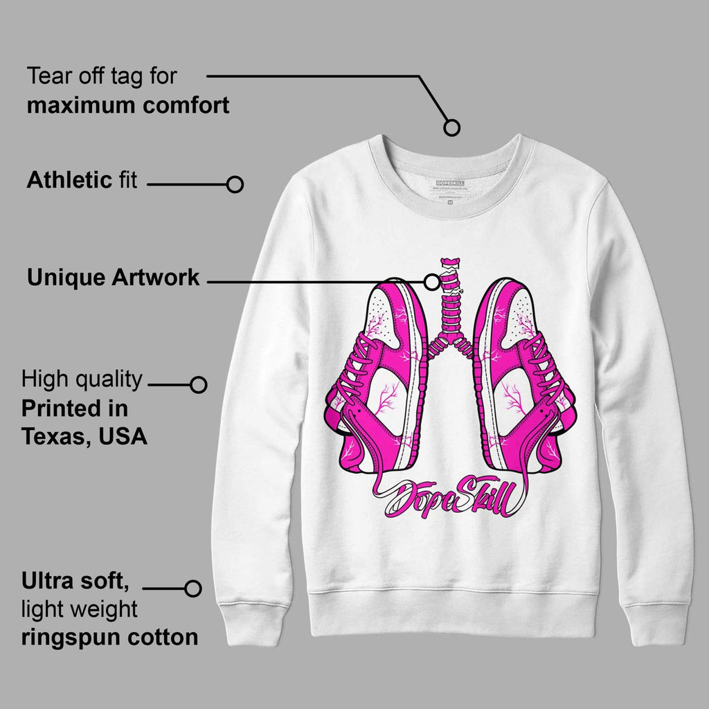 Dunk Low Active Fuchsia DopeSkill Sweatshirt Breathe Graphic