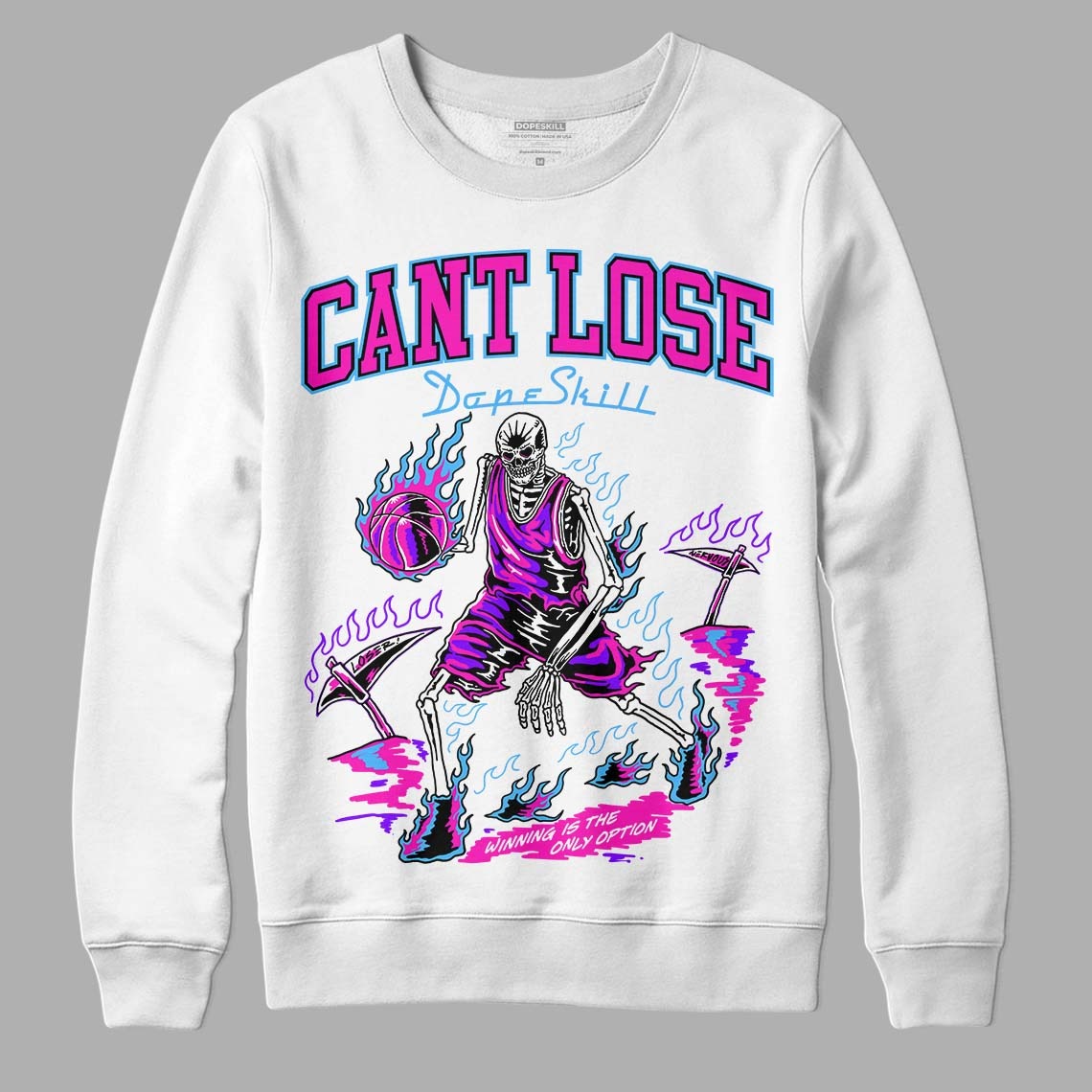 Dunk Low Active Fuchsia DopeSkill Sweatshirt Cant Lose Graphic